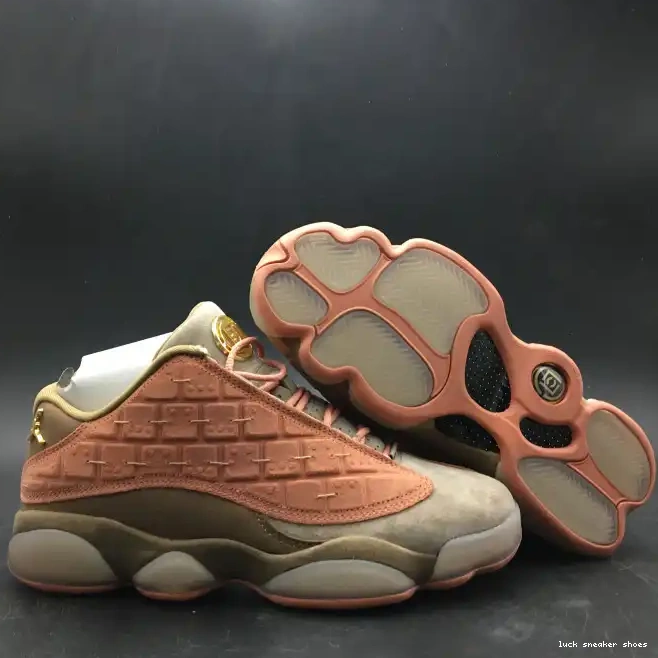 Cheap LUCY AT3102-200 Air Blush CLOT Canteen-Terra Low x Sepia 13 Stone Jordan 0602
